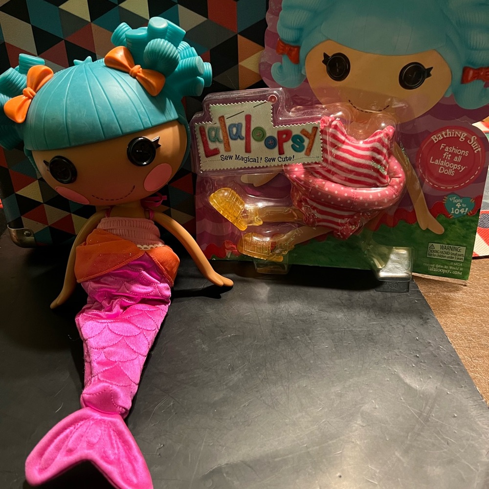 Lalaloopsy Full Size Doll Sand E Starfish Mermaid Dolls w/ Extra Outfit Toys Toy